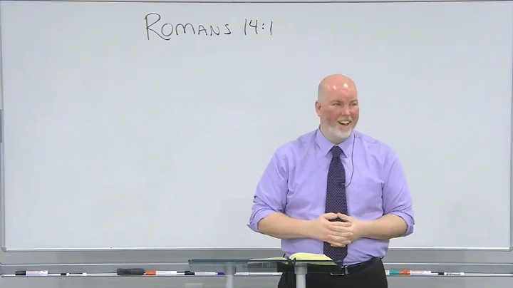 Romans 14:1 - Receive the Weak