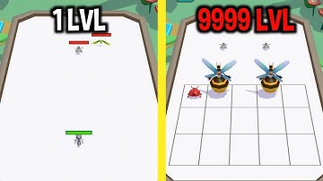 MAX LEVEL in Merge Master Insect Fusion Game Two Queen Bee