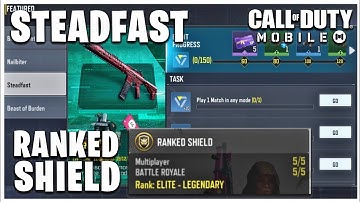 COD MOBILE! How To Complete New Event Steadfast & How To Use Ranked Shield in COD MOBILE!