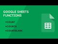 Stop struggling to count cells | Learn how to use COUNT, COUNTA and COUNTBLANK in Google Sheets!