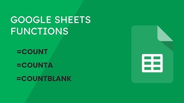 Stop struggling to count cells | Learn how to use COUNT, COUNTA and COUNTBLANK in Google Sheets!
