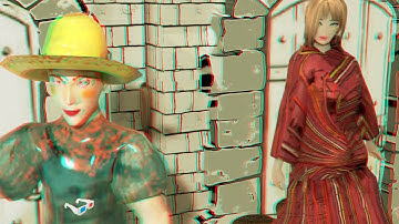 Blender Anaglyph Mixamo Dance test video