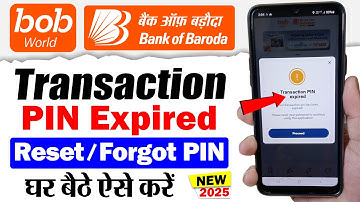 Bob World Transaction Pin Expired || Reset Bob World Transaction Pin || Bob World Login Problem