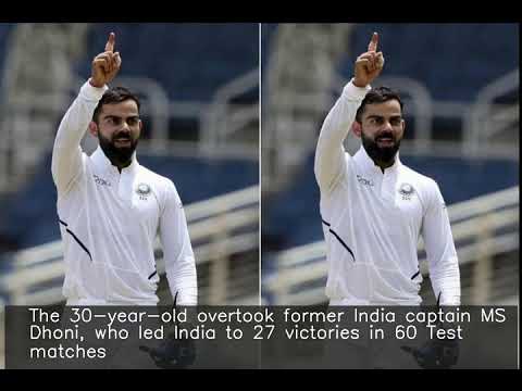 Virat Kohli becomes India's most successful captain in Test cricket