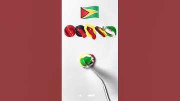 What color do mixed flags make? #colormixing #flagmixing #mixingcolors #satisfying #asmr #magicolor