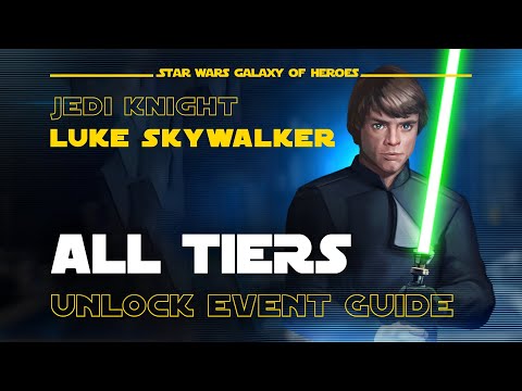 Jedi Knight Luke Skywalker Unlock Event Guide | SWGOH JKL