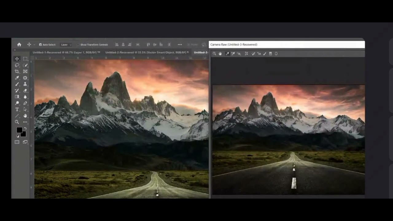 Camera Raw effect | photoshop Tutorial | Graphic design |manipulation 