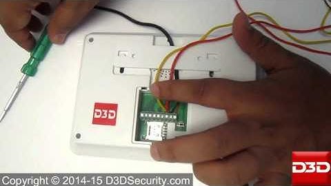 How to configure wired PIR Sensor with D3D-D9 Security Alarm system
