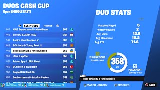 !!! How we qualified to duo cash cup finals on console 5 games only !!! ( PS5 120 FPS 4K )