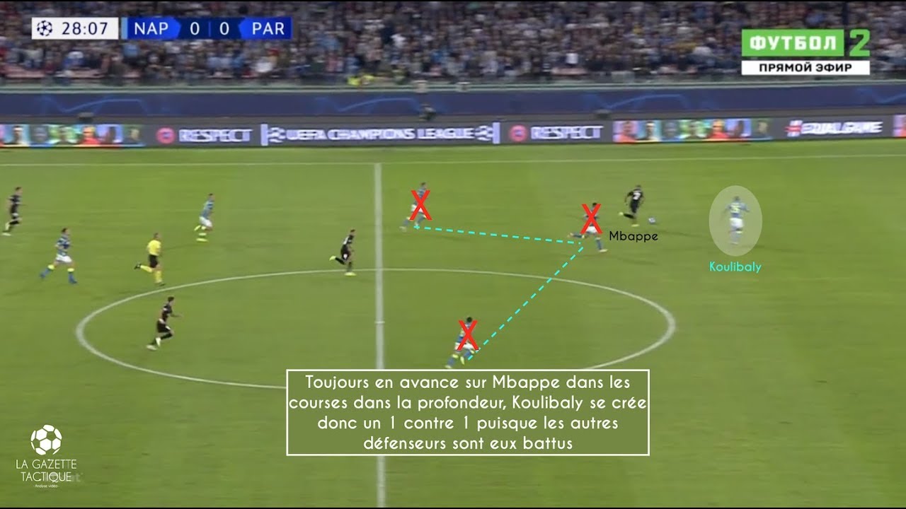 Comment Koulibaly a éteint Mbappé lors de Naples - PSG