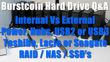 Burstcoin Hard Drive Mining - Questions & Answers