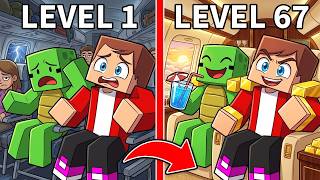 JJ And Mikey Tested AIRPLANES in Minecraft Maizen