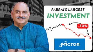Mohnish Pabrai on his LARGEST Investment Micron | Micron Stock MU