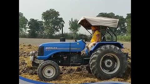 Check Out Sonalika 60 RX Power-Packed Performance on a Rough Field