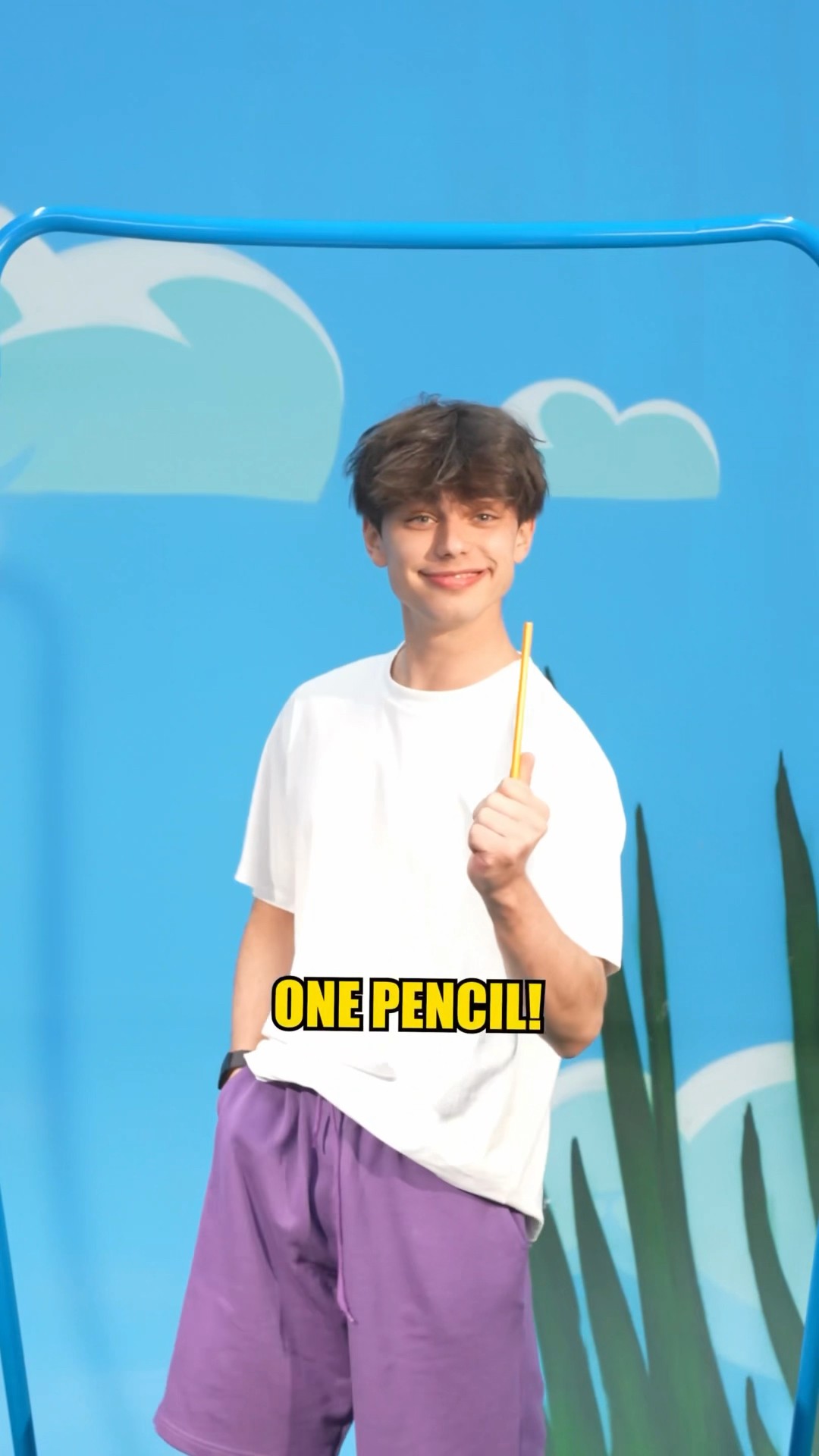 How many pencils can hold me up?