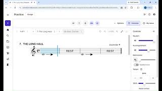 (Bass Clarinet) Exercise 7 (The Long Haul) - Essential Elements Book 1