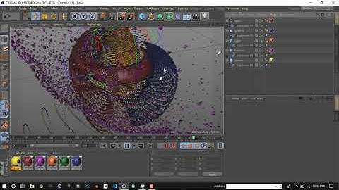 Cinema 4D Tutorial - Explosion FX Pixel Animation | Tamil Tutorial