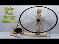 How To Make Free Energy Generator Alternator By Magnets Copper Coil And Wheel Diy New Experiment