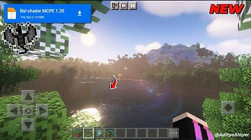 NEW Shader For MCPE 1.20 / 1.20.15+ 🤠 | Render Dragon [ 100% Working ]