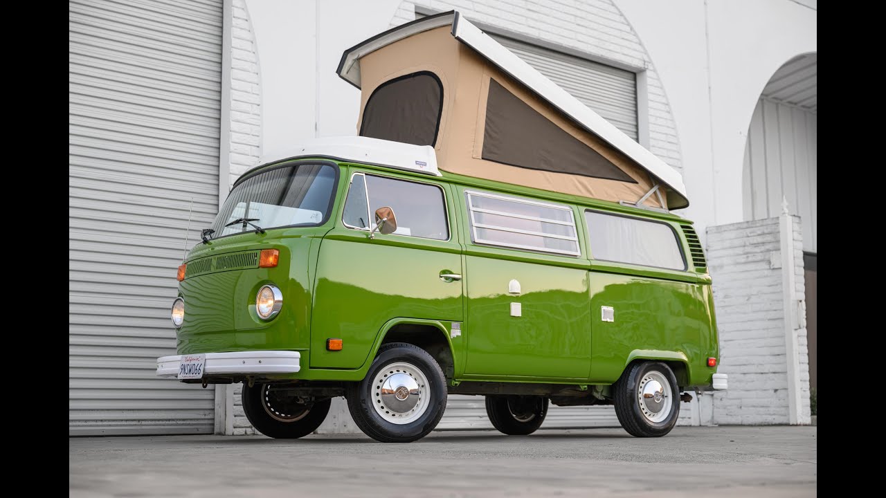77 VW Type 2 Westfalia Start Up and Walkaround