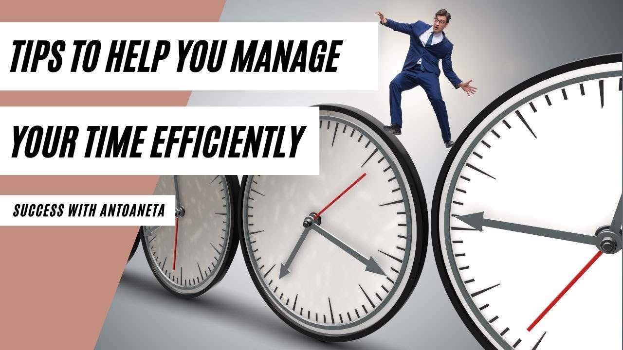 9 Tips To Help You Manage Your Time Efficiently (Productivity Tips ...