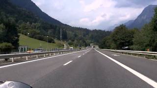 4K CABVIEW Jesenice - Ljubljana -- Car transporter train