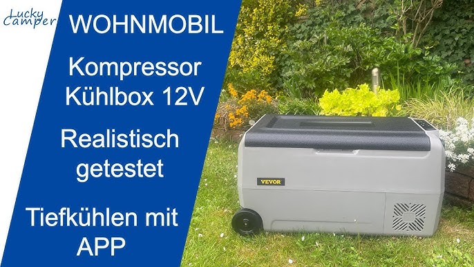 VEVOR Kompressor Kühlbox 40L Mini Kühlschrank Auto Camping -20℃ APP  12V/230V