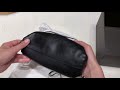 Bottega Veneta Small Black Pouch  Unboxing