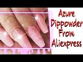 How to use the Azure Dippowder system from Aliexpress nail tutorial