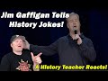 History Teacher Reacts to Jim Gaffigan History Jokes!