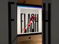 Day 59 of daily design inspiration | FLASH Typographic Car Poster | Minimalist Racing Art