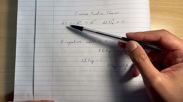 Inverse Function Theorem (Part 1)