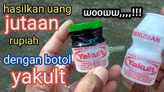 Ide cemerlang dari botol plastik bekas yakult