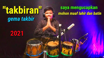 cover kendang judul lagu"takbiran/gema takbir"(opick)
