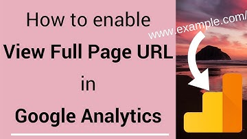 How to enable View Full Page URL in Google Analytics
