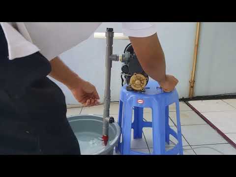 Bagian 1: Cara memancing pompa air lebih cepat dan mudah, memasang foot klep