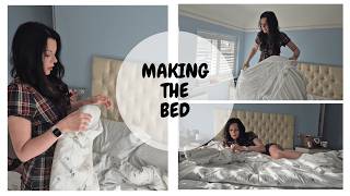 Sheet Cleaning Motivation Before & After In Nylons & Heels