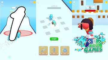 Crowd Fight 3D Gameplay Walkthrough #1 (Android, IOS)