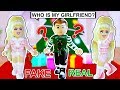 Switching BOYFRIENDS Prank - They Had No Idea! (Roblox)