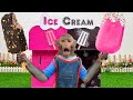 Bim Bim Monkey try to get BlackPink Ice Cream | Baby Monkey Animal