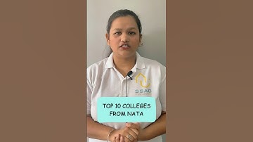 Top 10 Architecture Colleges through NATA Exam in India #nata2024 #jeepaper2
