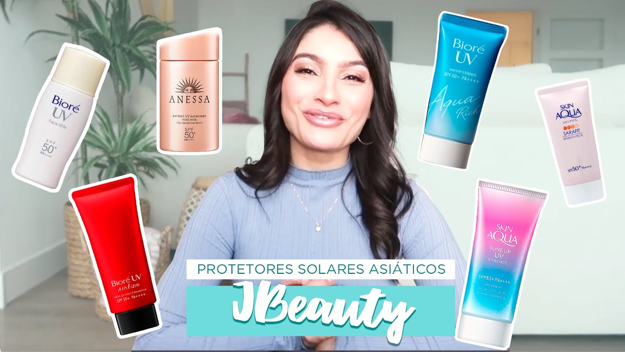Meus PROTETORES SOLARES JAPONESES | JBEAUTY | Thamires Nascimento