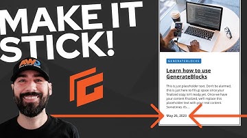 How to Create Equal Height Cards (+ Make the Last Item Stick) Using GenerateBlocks