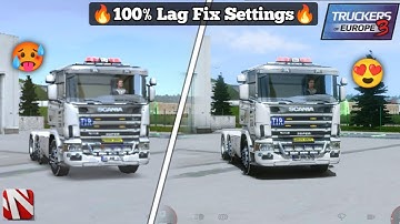 🚚Best Lag Fix Settings for TOE3 || 100% Lag Fix for low end device - Truckers of europe 3😍