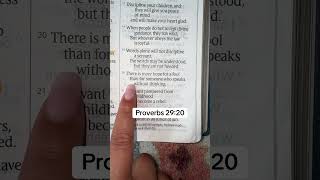 🤐 The Danger of Speaking Too Soon (Proverbs 29:20)