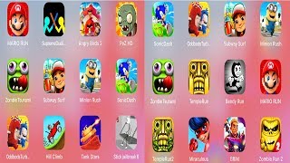 Mario,Supreme Duelist,Angry Birds,PvZ,ZombieTsunami,SubwaySurf,Minion,Sonic,Stickman,TempleRun, screenshot 1