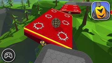 Rolling Ball Sky Escape - Gameplay Walkthrough Part 21 - Balls Game Levels 63-65 (iOS, Android)