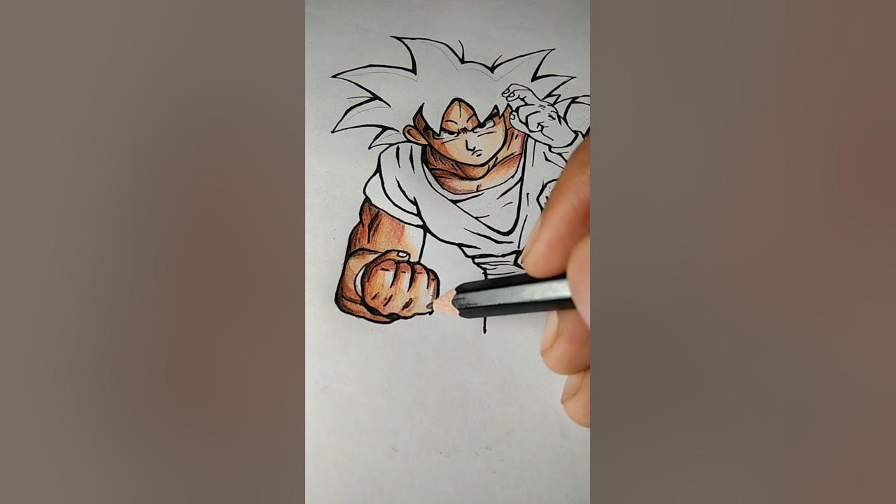 Speed draw - Goku Ultra Instinct  ⚡ Dragon Ball Super Oficial