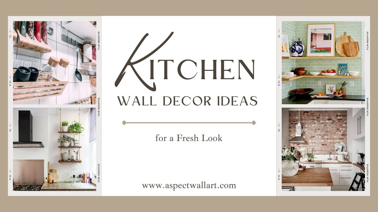 7 Beautiful Kitchen Wall Decor Ideas Create a Fresh Look YouTube