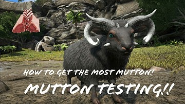 HOW TO FARM MUTTON / OVIS !! BEST WAY TO GET MUTTON - ARK SURVIVAL EVOLVED ( XBOX ONE, PS4, PC) ARK